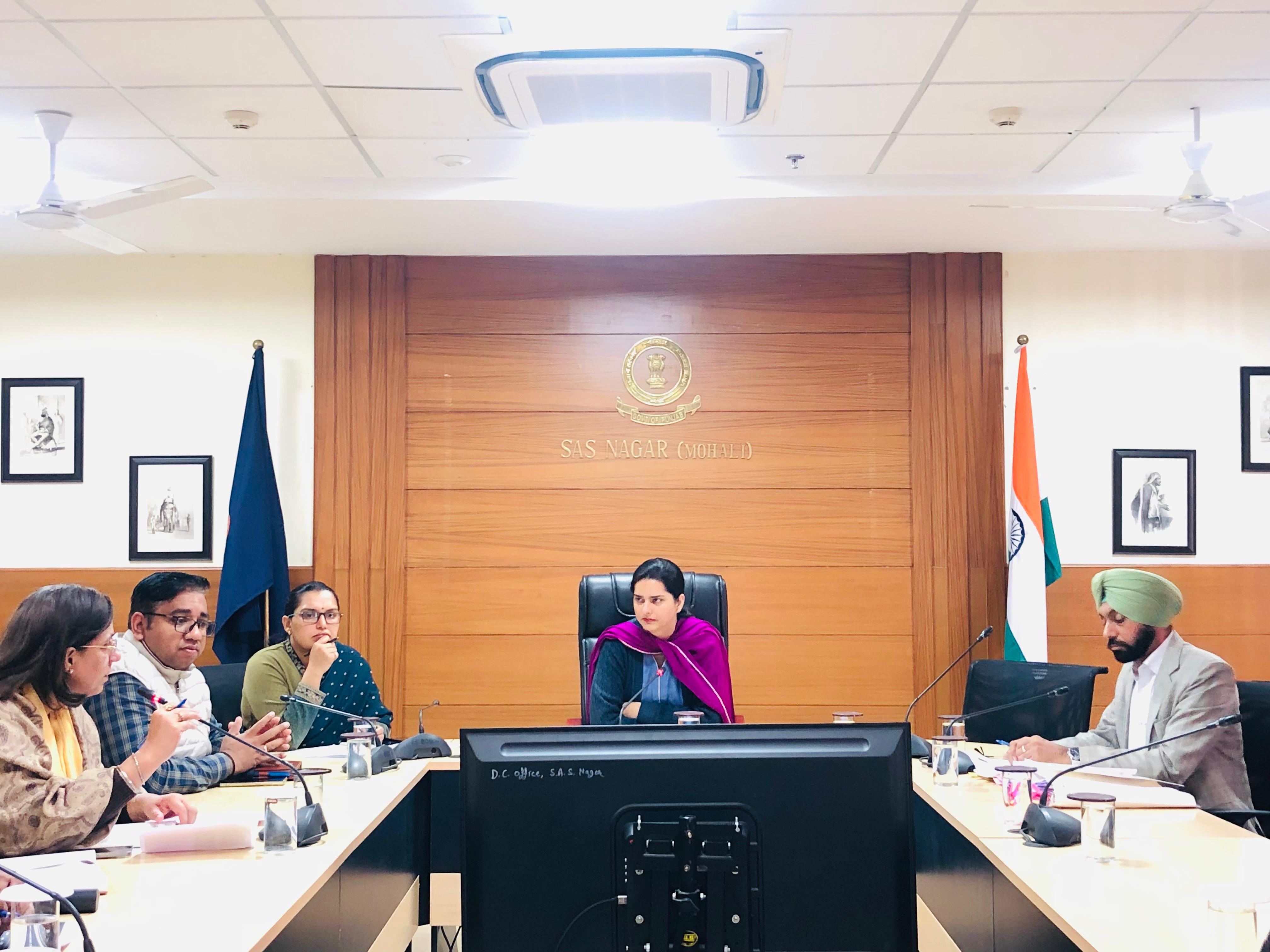 Additional Deputy Commissioner Sonam Chaudhary reviews rural development works